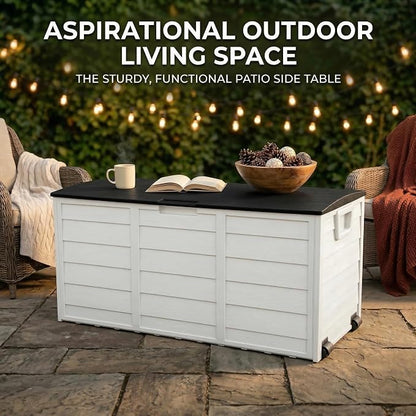 75 Gallon Outdoor Storage Box, 260L Waterproof Resin Deck Box - Image 6