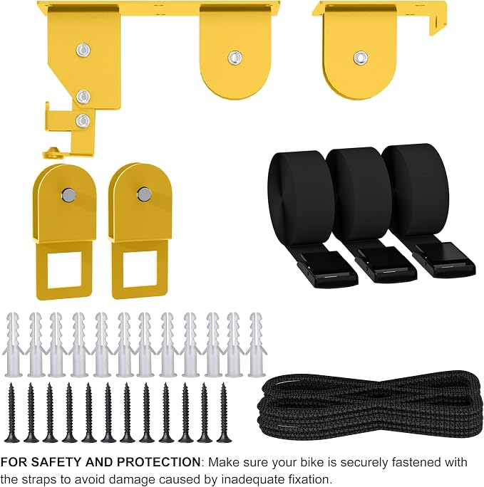 2 Pack Kayak Hoist for Garage Ceiling Storage, Kayak Lift Pulley System - Image 7