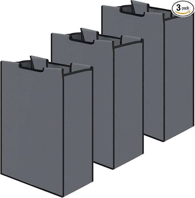 Bonuci 3 Pcs Laundry Sorter Replacement Bags Hamper Cart Removable Replacement by Bonuci