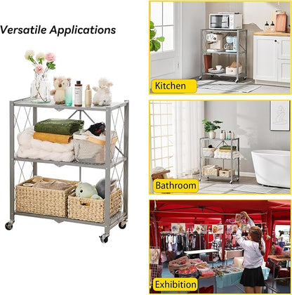 BRIAN & DANY 3-Tier Foldable Storage Shelves - Image 5