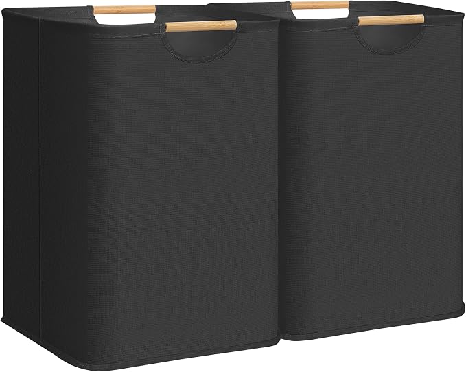 STORAGE MANIAC 2-Pack Large Laundry Hamper, 100L Collapsible Laundry Basket by STORAGEMANIAC