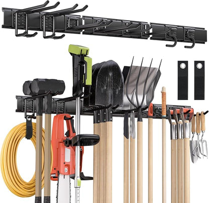 Garden Tool Organizer Wall Mount, 48 inches Tool Storage Rack by NacialPromise-Consumersfirstalways