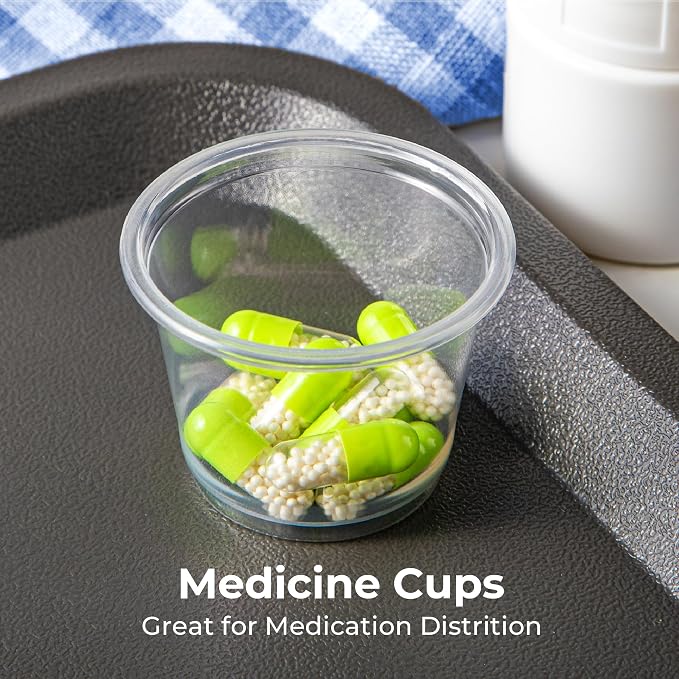 Fit Meal Prep 250 Pack 5.5 oz BPA Free Condiment Cups No Lids, Disposable Jello - Image 7
