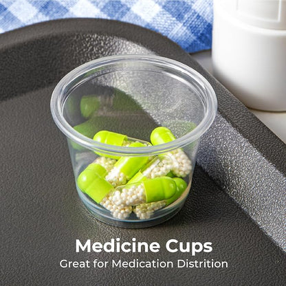 Fit Meal Prep 250 Pack 5.5 oz BPA Free Condiment Cups No Lids, Disposable Jello - Image 7