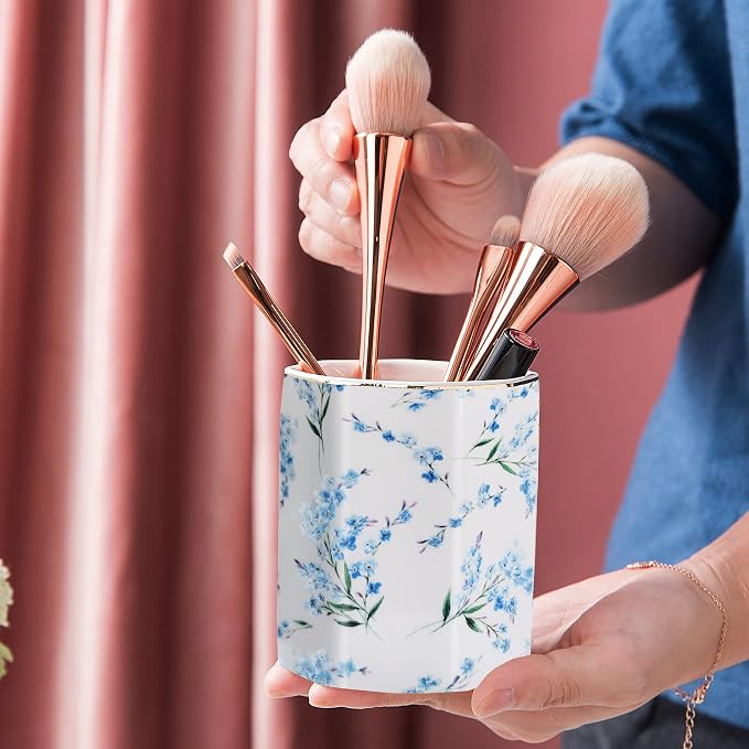 Pencil Holder for Desk Organizer, Ceramic Writing Utensil Storage Organizer - Image 4