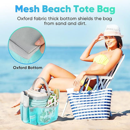 EUDELE 2 Pack Mesh Shower Caddy Portable - Image 5
