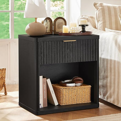 LEYAOYAO Fluted Nightstand by LEYAOYAO-Findtheshiningpointofyourideallife%EF%BC%81