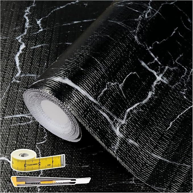 Drawer and Shelf Liner for Kitchen Cabinet: 17 in X 30 Ft Non Slip Waterproof by Kimhan