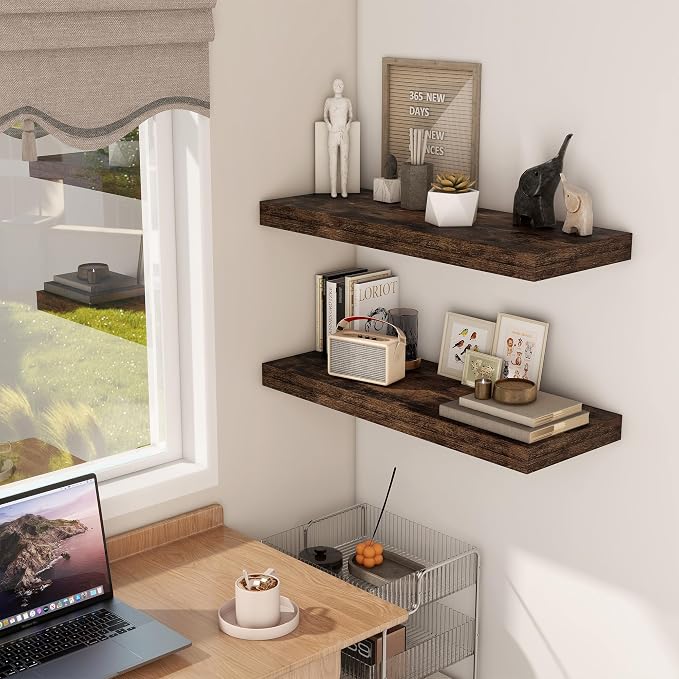 30 Inch Floating Shelves, 12 Inch Deep Floating Shelf - Image 2