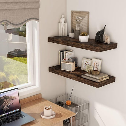 30 Inch Floating Shelves, 12 Inch Deep Floating Shelf - Image 2