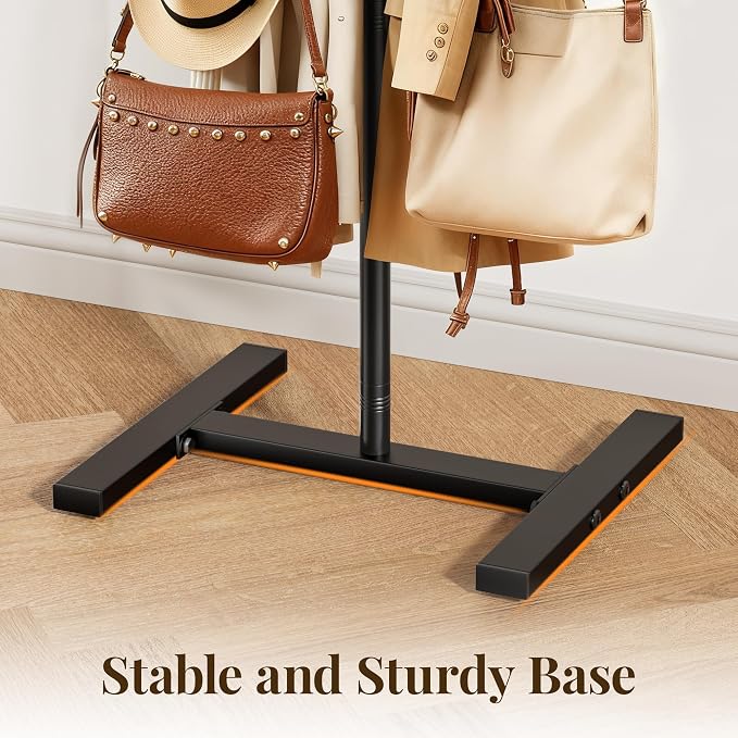 56" Shopping Bag Rack Stand, Adjustable Freestanding Tote Bag Display - Image 4