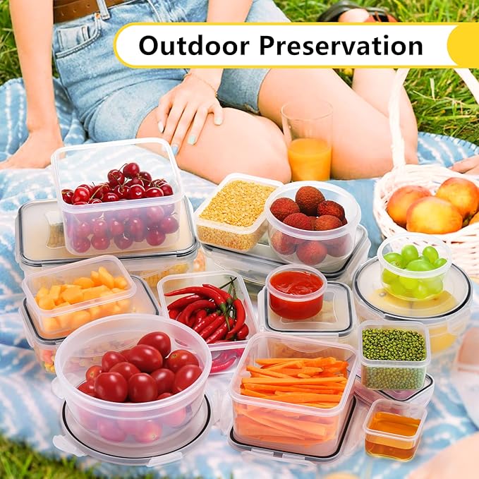 34 PCS Food Storage Containers Set - Image 7