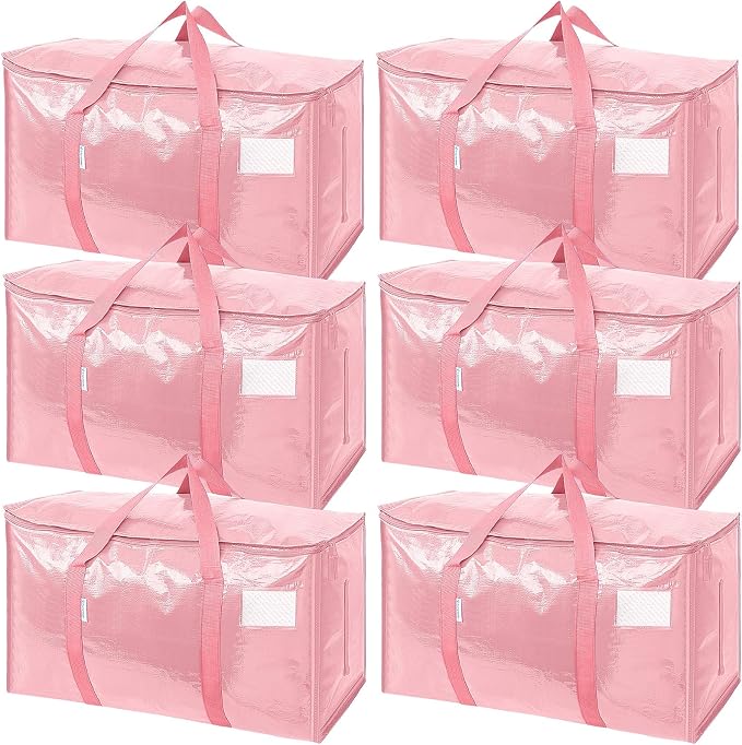 TICONN 6 Pack Extra Large Moving Bags Heavy Duty by TICONN