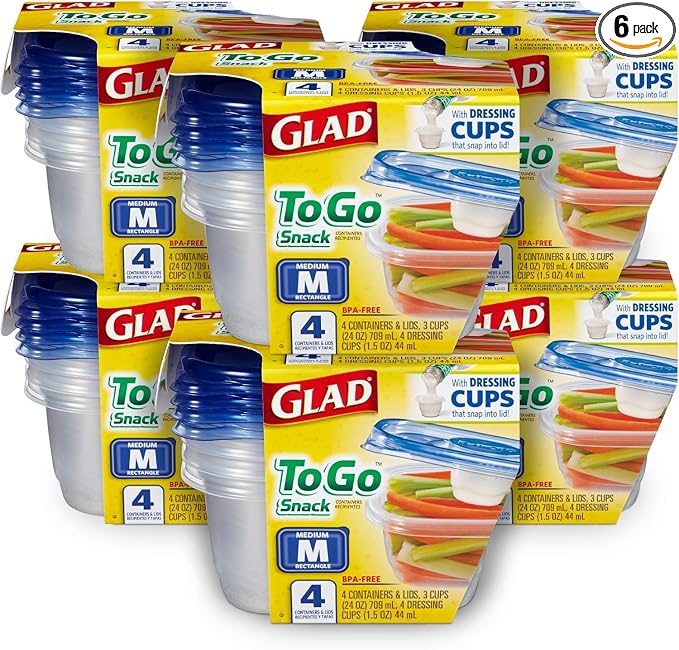 Glad GladWare To Go Lunch Food Storage Containers by GladTrashFoodStorage