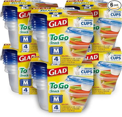 Glad GladWare To Go Lunch Food Storage Containers by GladTrashFoodStorage