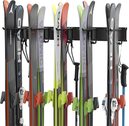 Ultrawall Ski Rack, Wall Mounted Ski Storage by UltrawallGarageTools