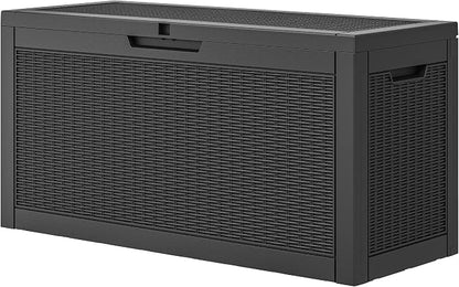 60 Gallon Outdoor Storage Deck Box Waterproof, Large Resin Storage Container - Image 8