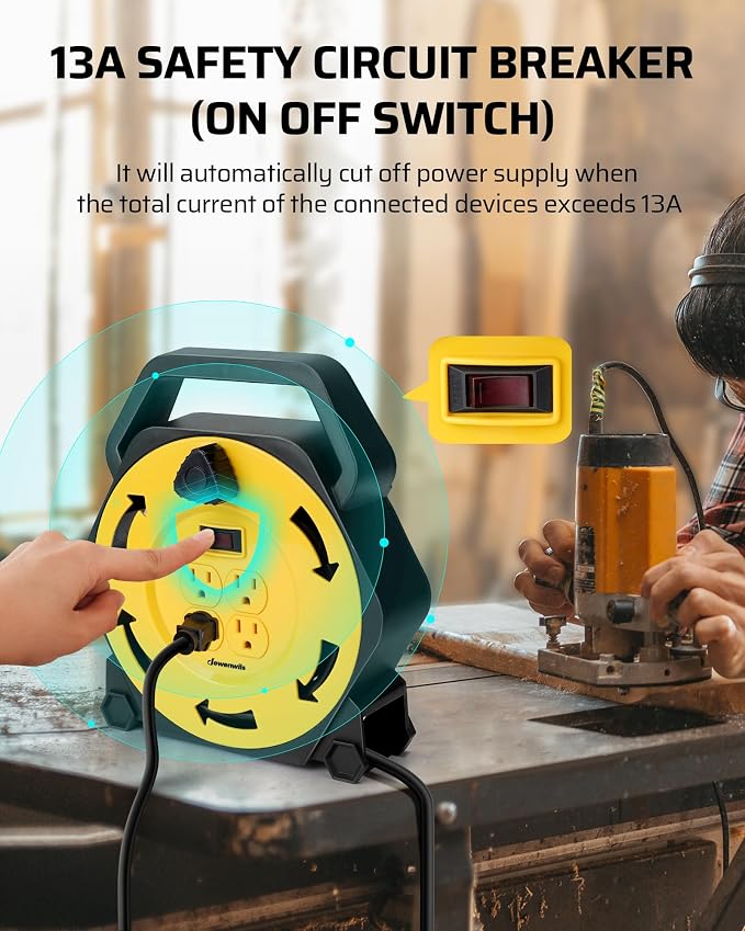 DEWENWILS Extension Cord Reel - Image 7