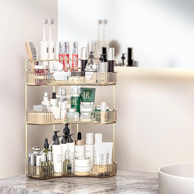 Corner Bathroom Counter Organizer by Pougny