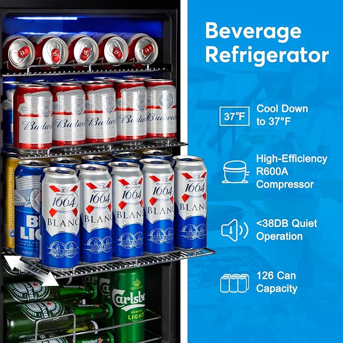 Beverage Refrigerator 17 inch Wide - Image 6