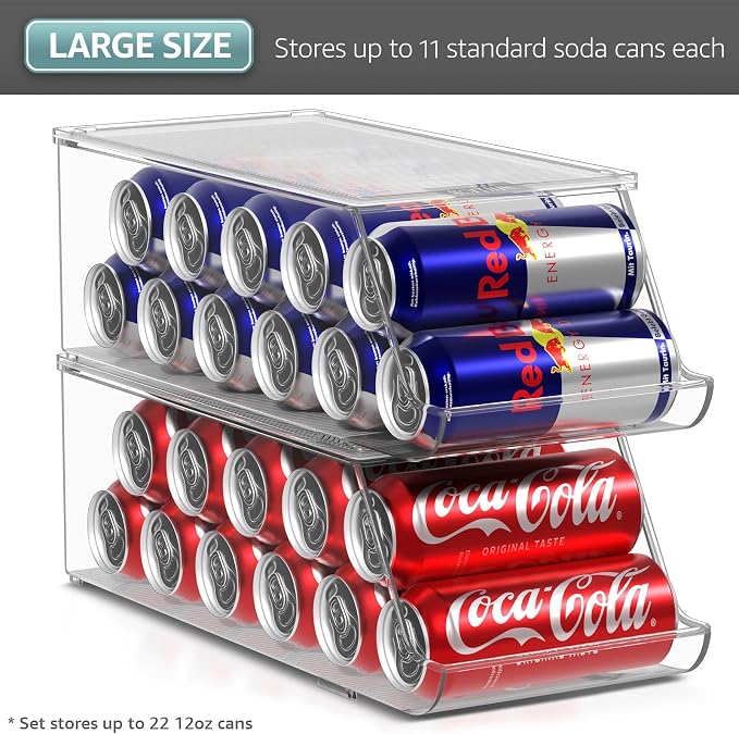 Sorbus Skinny Soda Can Organizer - Image 6