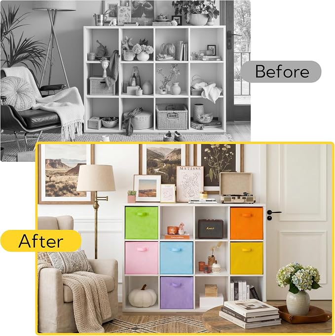 Cupic Cupid 13 Inch Storage Cube, Fabric Cube Storage Bin - Image 6