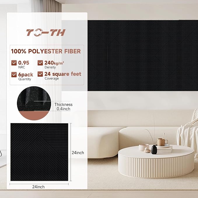 TO-TH Acoustic Panels for Wall and Ceiling - Image 3