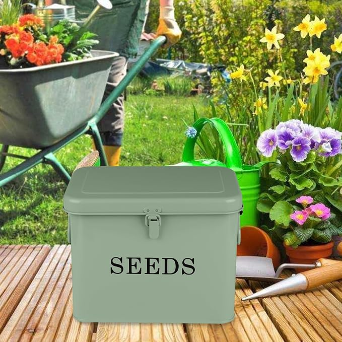 Seed Storage Organizer, T-Shape Compartment Seed Box - Image 4