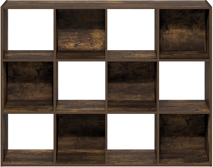 Furinno PELLI Book Shelf, 12-Cube Bookshelf, Cube Storage Organizer Bookcase - Image 7