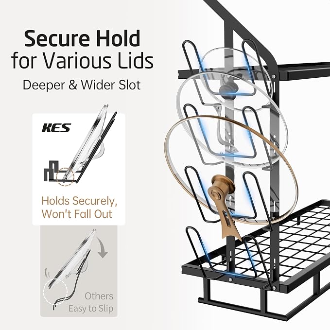 KES 30-Inch Pot Rack Wall Mounted - Image 4