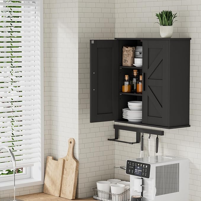 Homleke Bathroom Wall Cabinet, Medicine Cabinet - Image 7