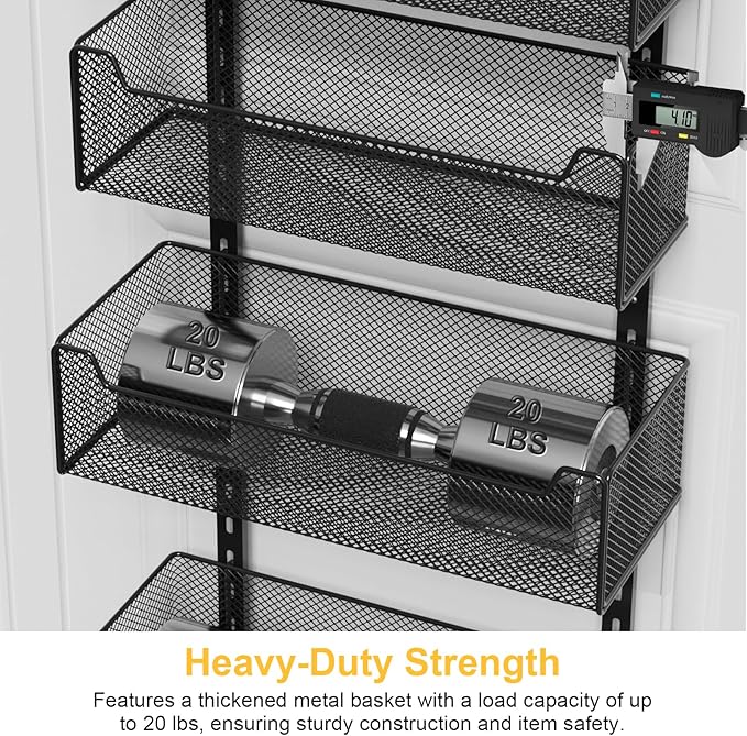 VyGrow Over the Door Organizer, 8-Tier Pantry Organizer - Image 4