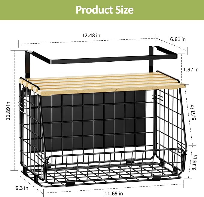 Magnetic Shelf for Fridge: Fruit Potato and Onion Storage Bin - Image 8
