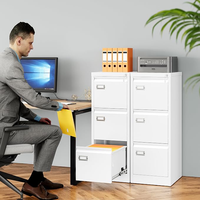 SISESOL 3 Drawer File Cabinet - Image 2