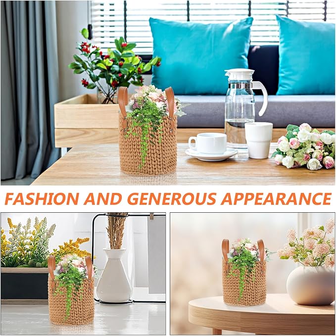 DOITOOL Cotton Rope Woven Basket Sundry Storage Bin - Image 8