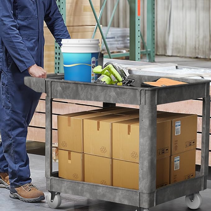 Heavy-Duty Utility Cart Tool Cart, Extra Large Rolling Carts - Image 7