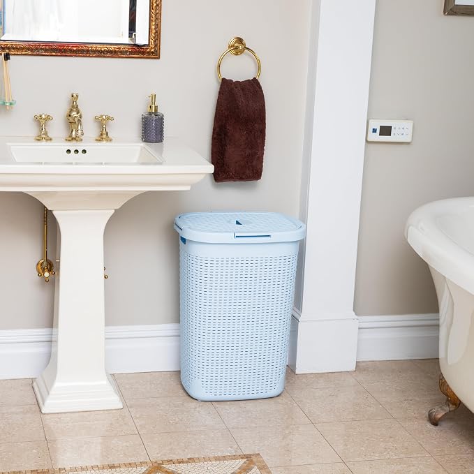 Mind Reader Slim Laundry Hamper - Image 6