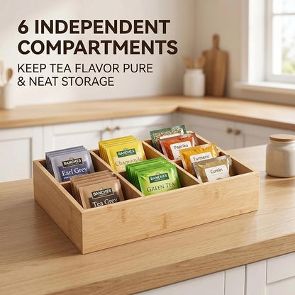 2 Pack Bamboo Desk Organizer - Image 6