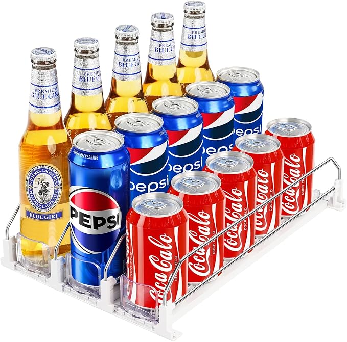 Drink Organizer for Fridge, Automatic Pusher Soda Can Dispenser for Refrigerator - Image 7