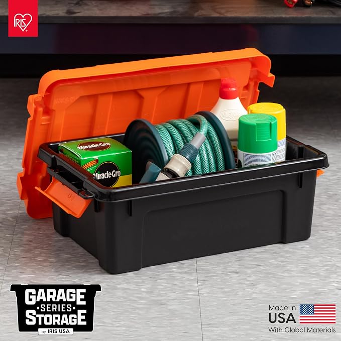 IRIS USA 12 Gallon Lockable Storage Bins - Image 3