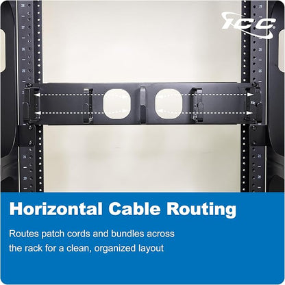 ICC 2U Ring Cable Manager Panel - Image 2
