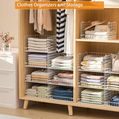 Yociyoga 7-Tier Stackable Closet Organizers and Storage Shelves, Foldable - Image 8