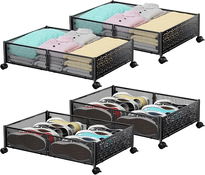PHINOX Under Bed Storage, Under the Bed Storage Containers by PHINOX