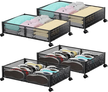 PHINOX Under Bed Storage, Under the Bed Storage Containers by PHINOX