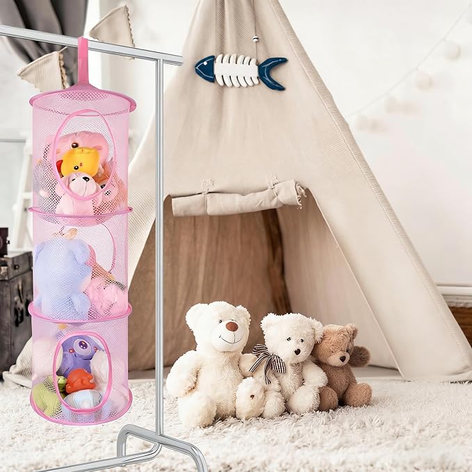 Hanging Mesh Stuffed Animal Storage - Image 2