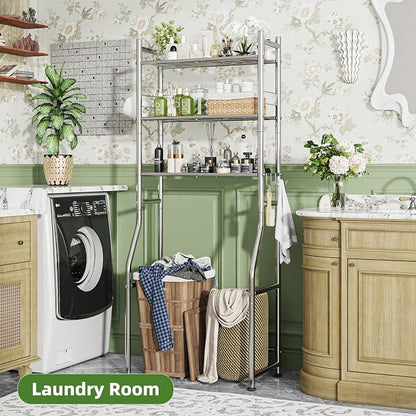 Simple Trending 3 Tier Over The Toilet Rack, Bathroom Shelves - Image 4