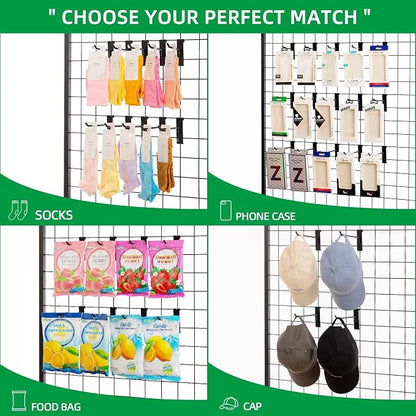8 Inch Gridwall Hooks, Grid Panel Hanging Hooks - Image 6