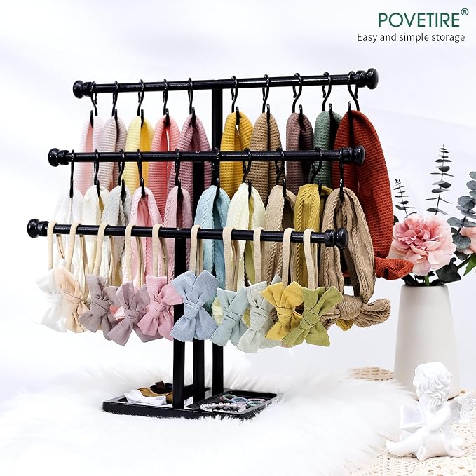 POVETIRE Headband Holder Stand Storage - Image 6