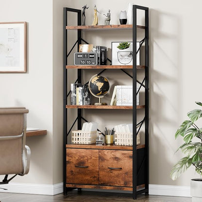 Vongrasig 5 Tier Bookshelf - Image 8