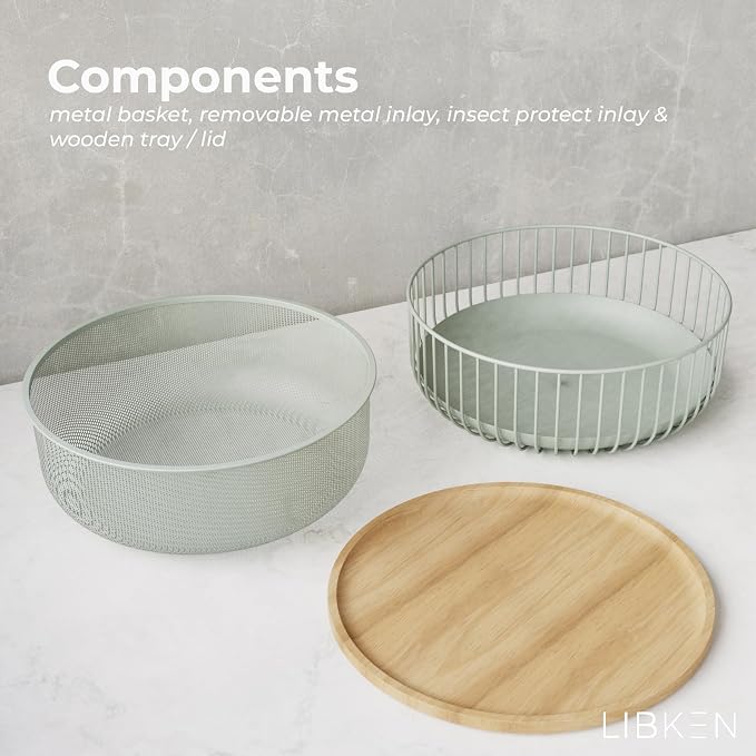 Metal Wire Mesh Fruit Baskets - Image 4
